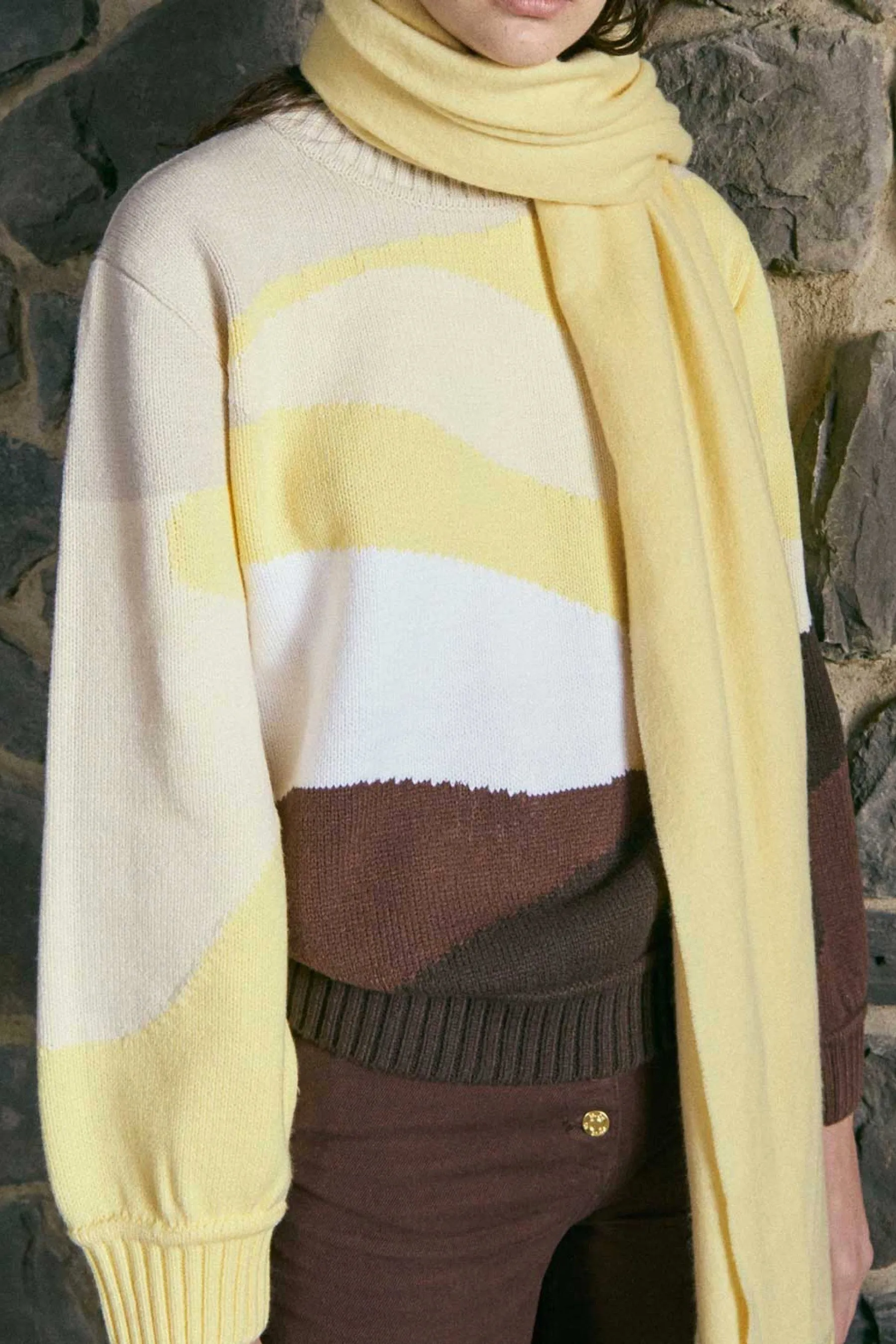 Blonde Landscape Sweater