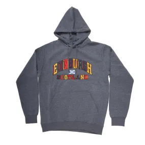 Colourful Edinburgh Letters Hoodie Denim Blue