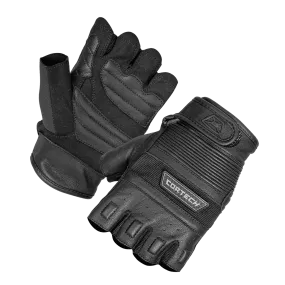 Cortech Flip Off Fingerless Leather Motorcycle Gloves