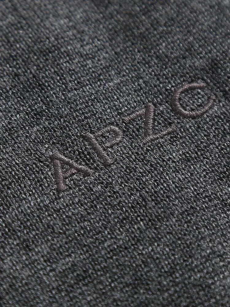 Eco Innovative Hoodie Sweater in Charcoal Grey 拉鍊連帽針織毛衣 (花灰色)