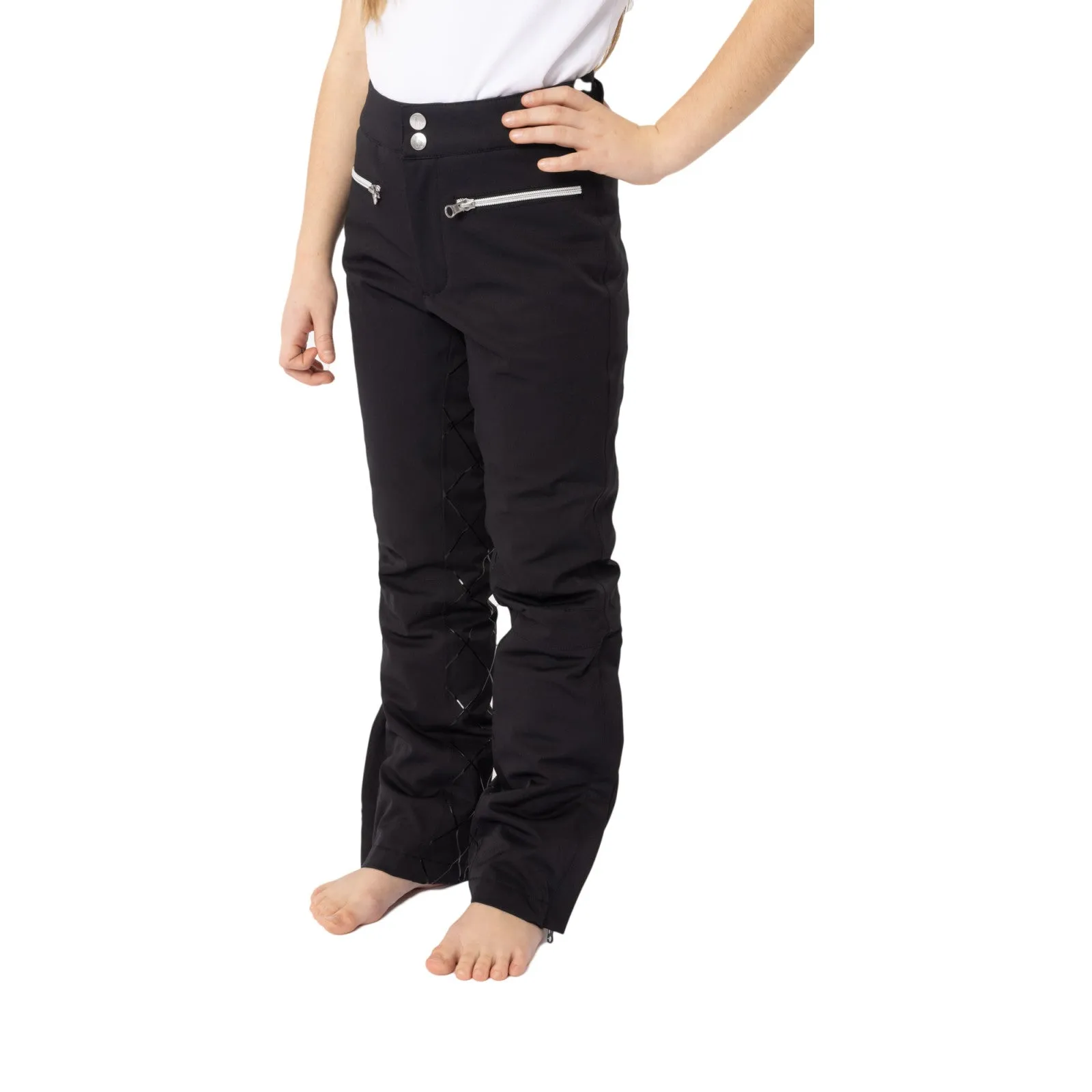 Equinavia Horze Kids Adeline Padded Waterproof Full Seat Breeches - Black 36604