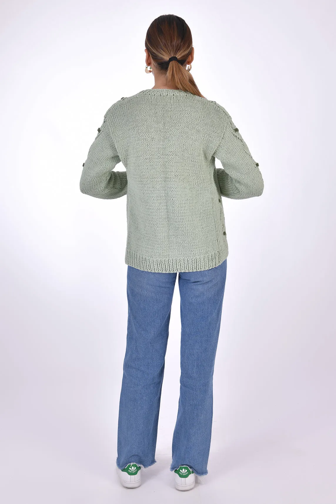 FANM MON Ava Cotton Button Front Cardigan