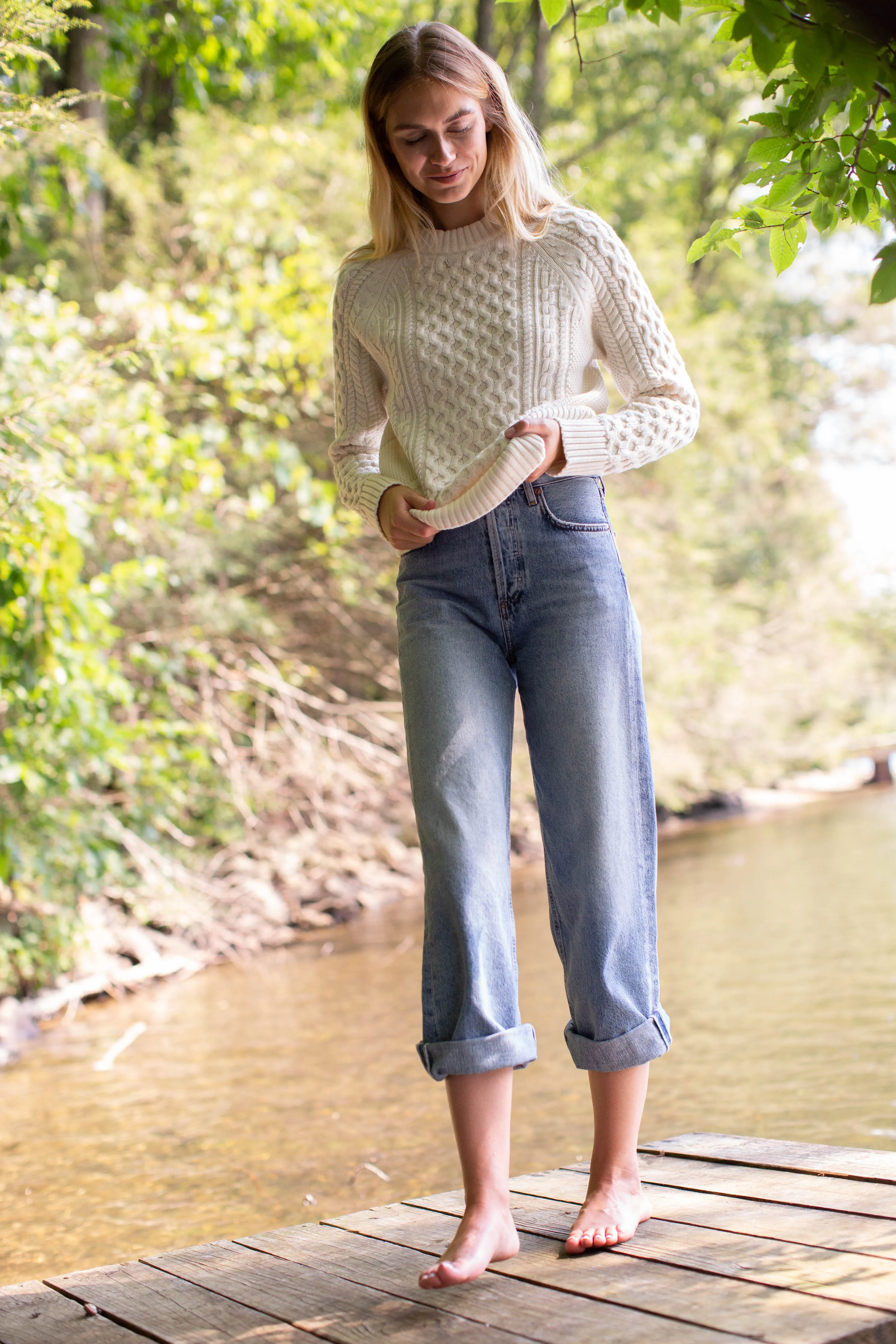 Fisherman Sweater - Ivory