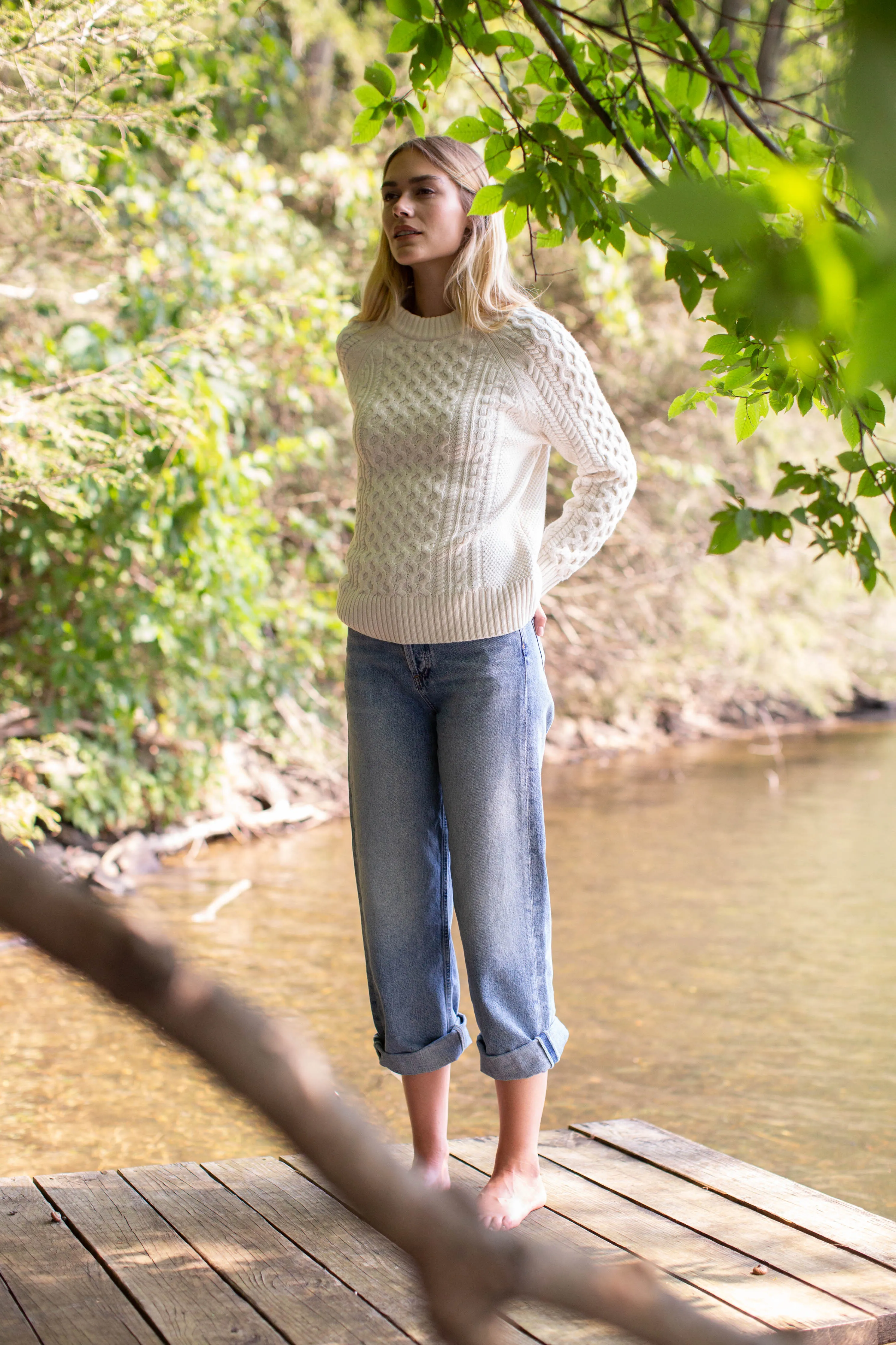 Fisherman Sweater - Ivory