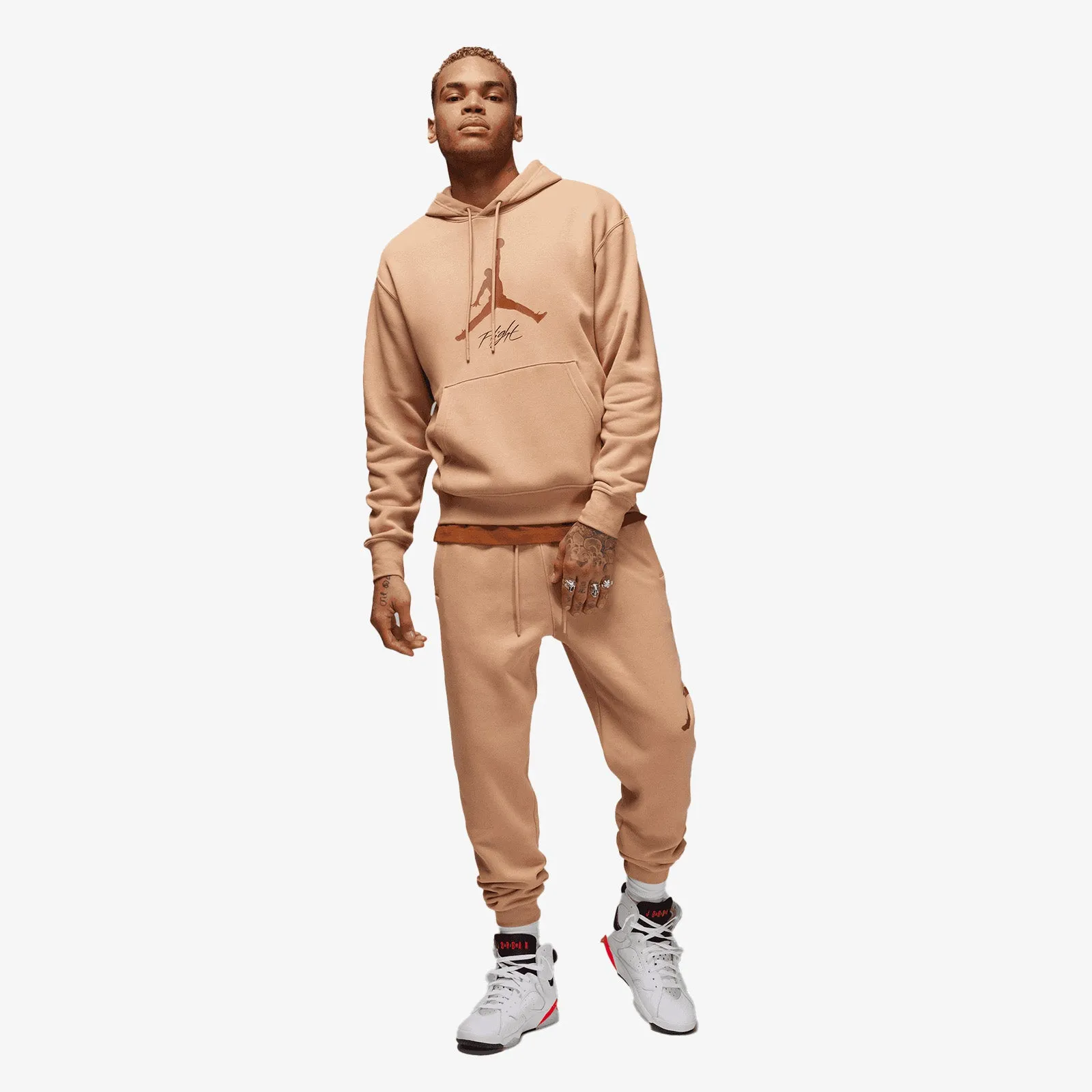 Jordan Essentials Baseline Fleece Hoodie - Hemp