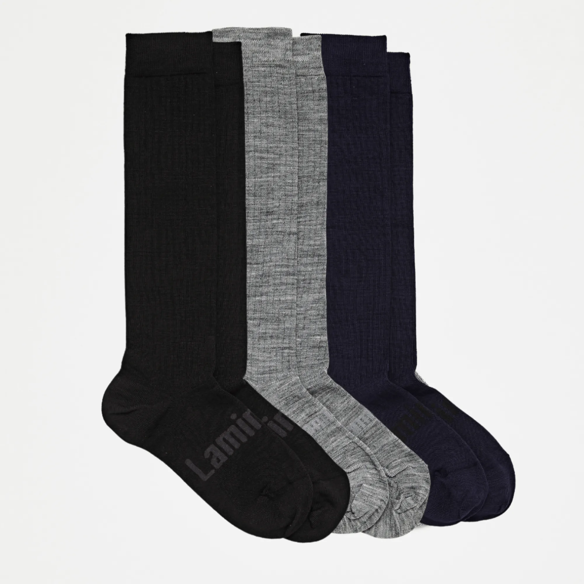 Lamington Child Merino Knee Hi Socks - Navy