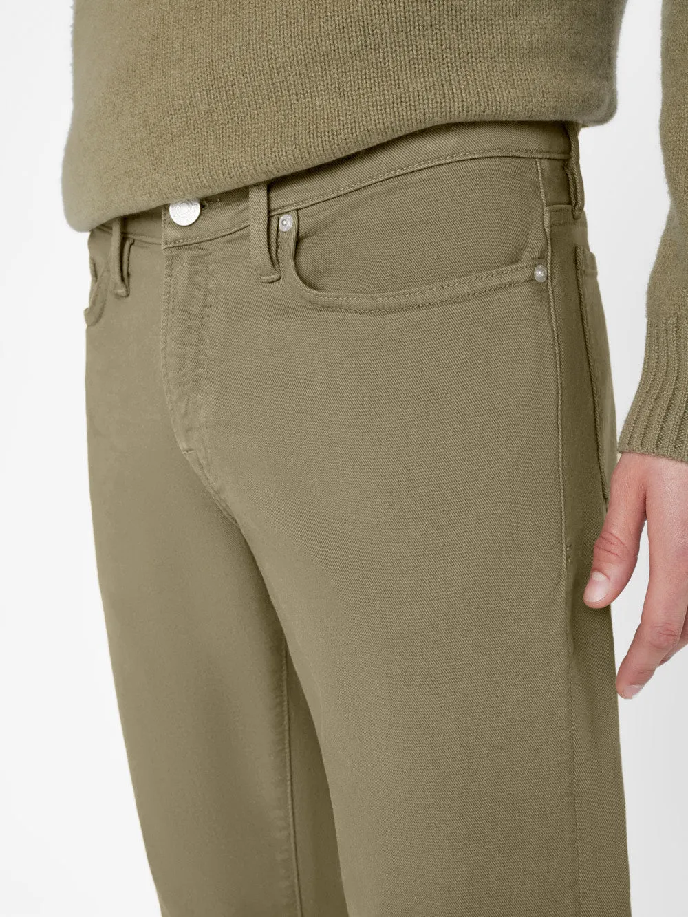 L'Homme Slim Twill -- Garage Oak