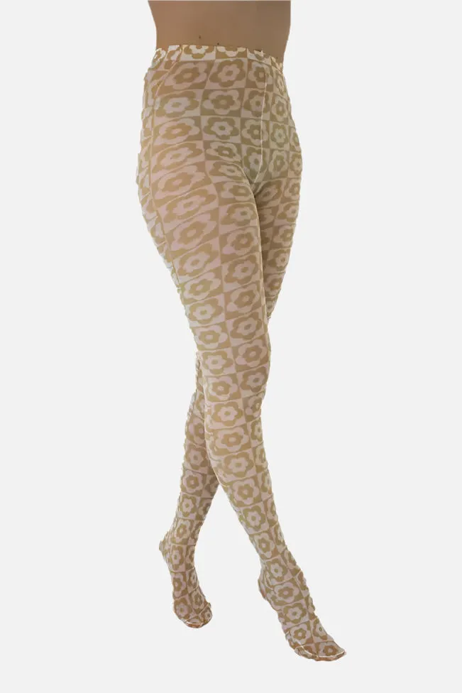 Pamela Mann - Printed Patterned One Size - Tights