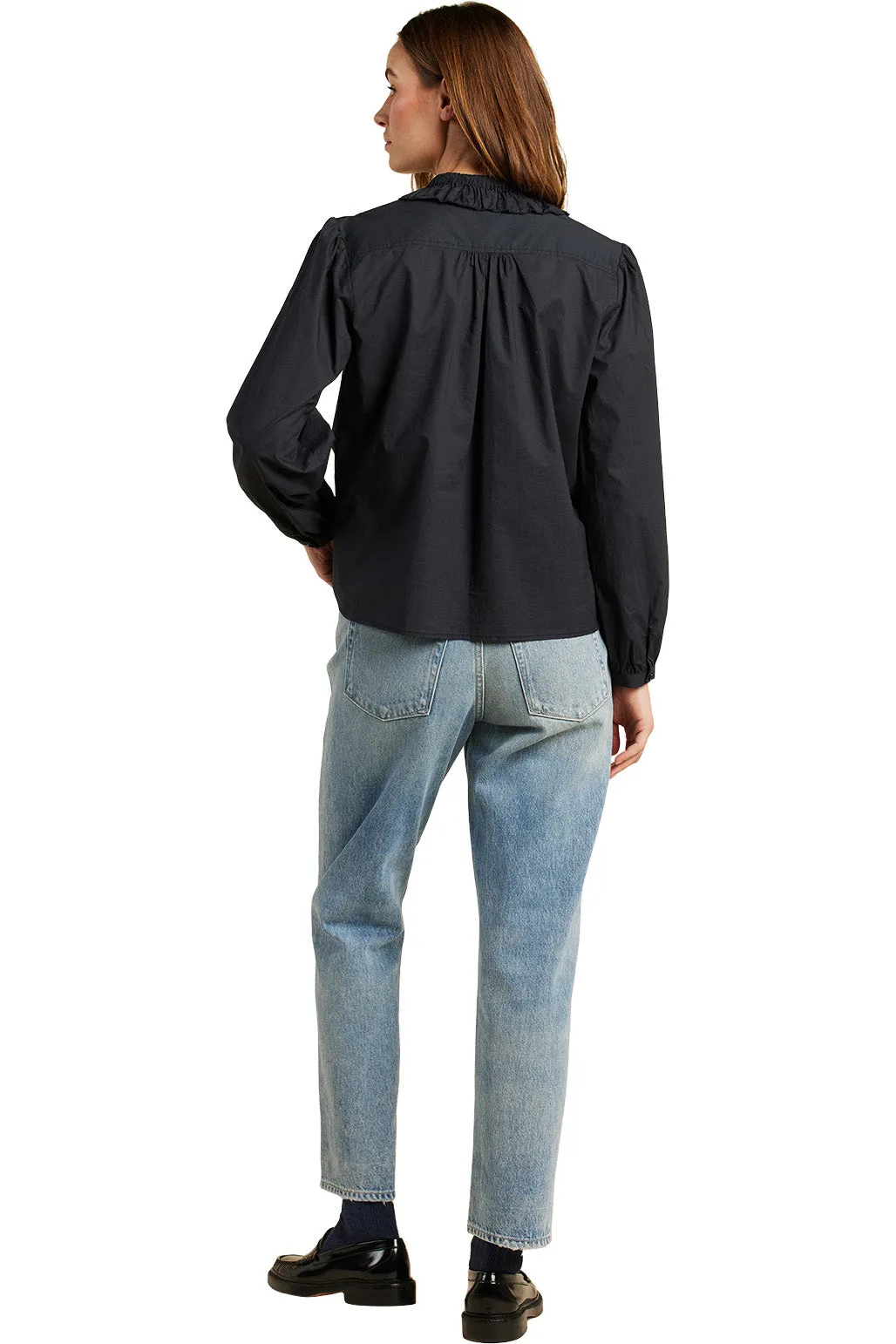Trovata Birds of Paradise Alise Blouse in Black
