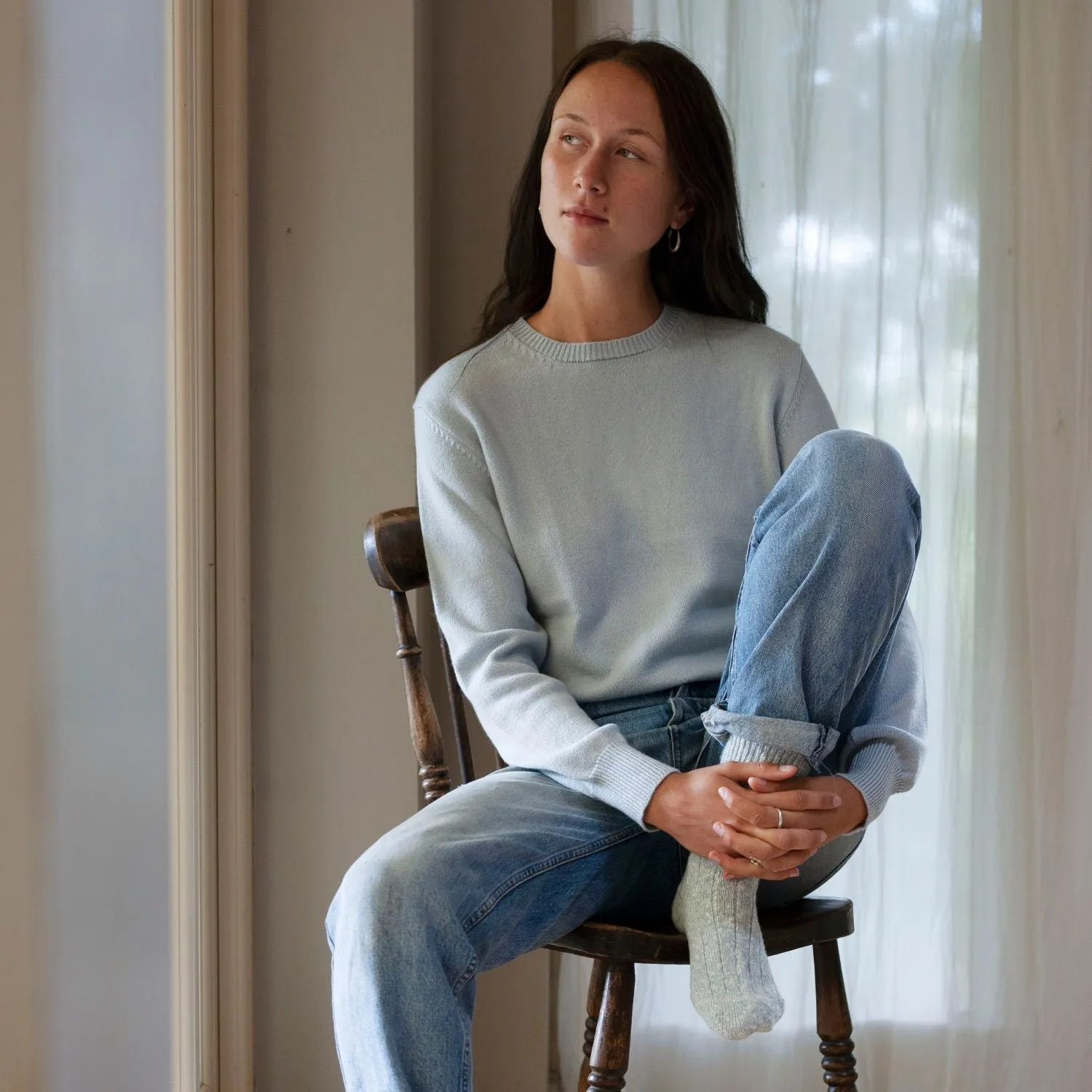 Women's Classic Crew Cashmere Sweater